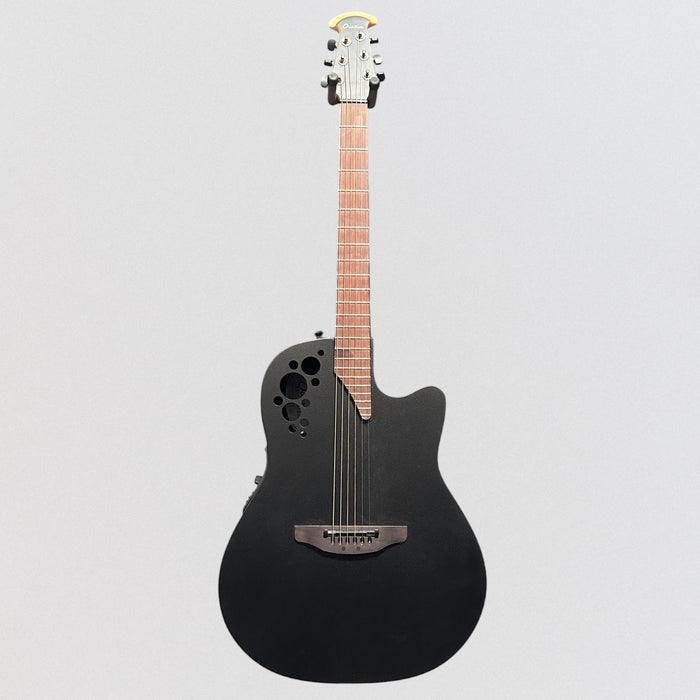 Ovation 2078TX-5-G Pro Series Elite TX Deep Contour Acoustic-Electric Guitar - Textured Black