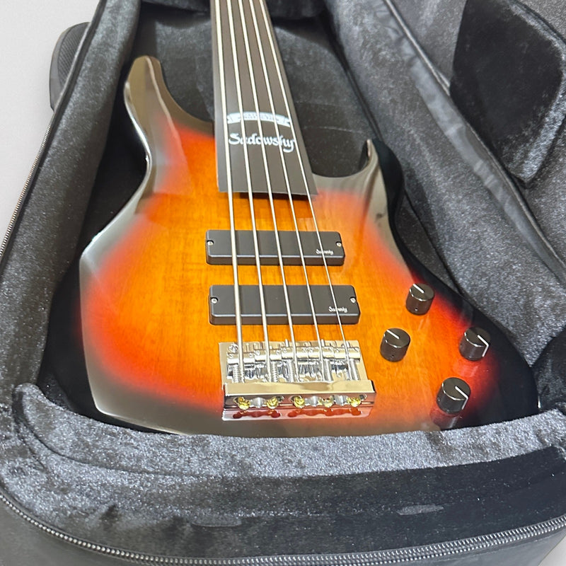 Sadowsky MetroExpress 24-Fret Modern Morado Board 5-String Electric Bass Guitar - Sunburst