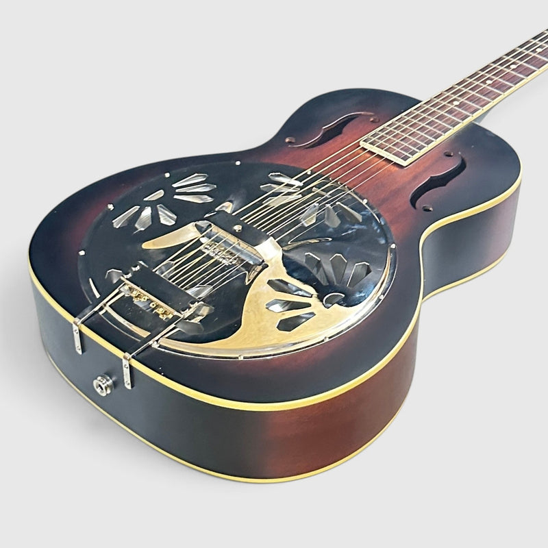 Gretsch G9220 Bobtail Round-Neck Acoustic Resonator Guitar - Spider Cone 2-Color Sunburst
