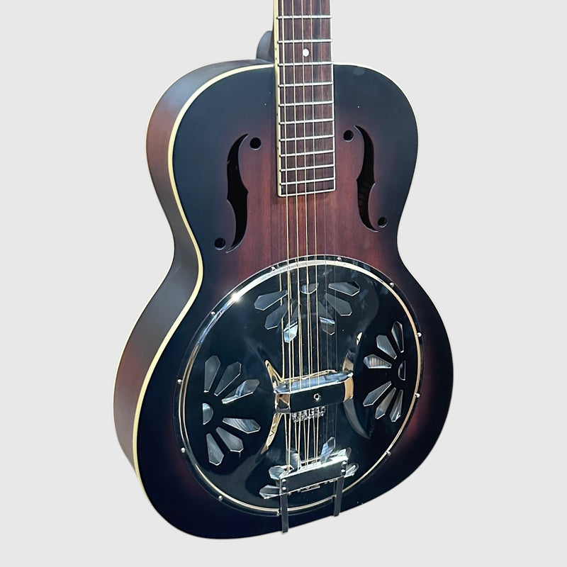 Gretsch G9220 Bobtail Round-Neck Acoustic Resonator Guitar - Spider Cone 2-Color Sunburst