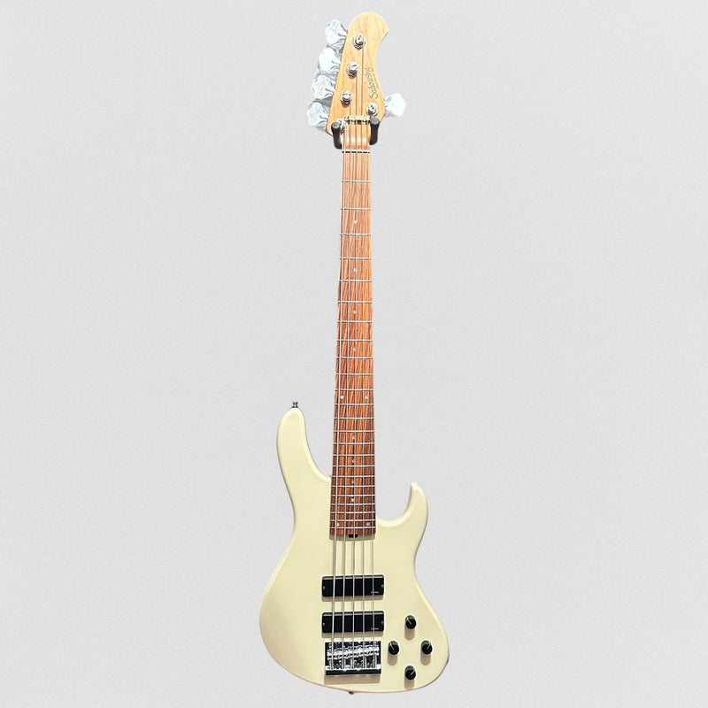 Sadowsky MetroExpress 24-Fret Modern Morado Board 5-String Electric Bass Guitar - Olympic White