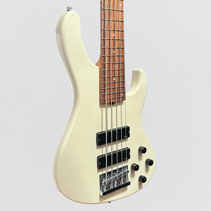 Sadowsky MetroExpress 24-Fret Modern Morado Board 5-String Electric Bass Guitar - Olympic White