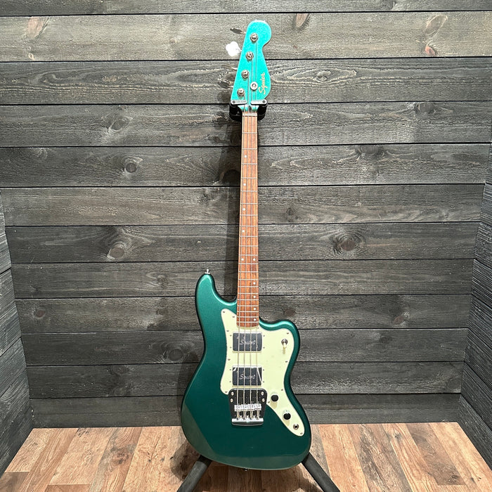 Fender Squier Paranormal Rascal Bass HH 4 String Electric Bass Guitar - Sherwood Green