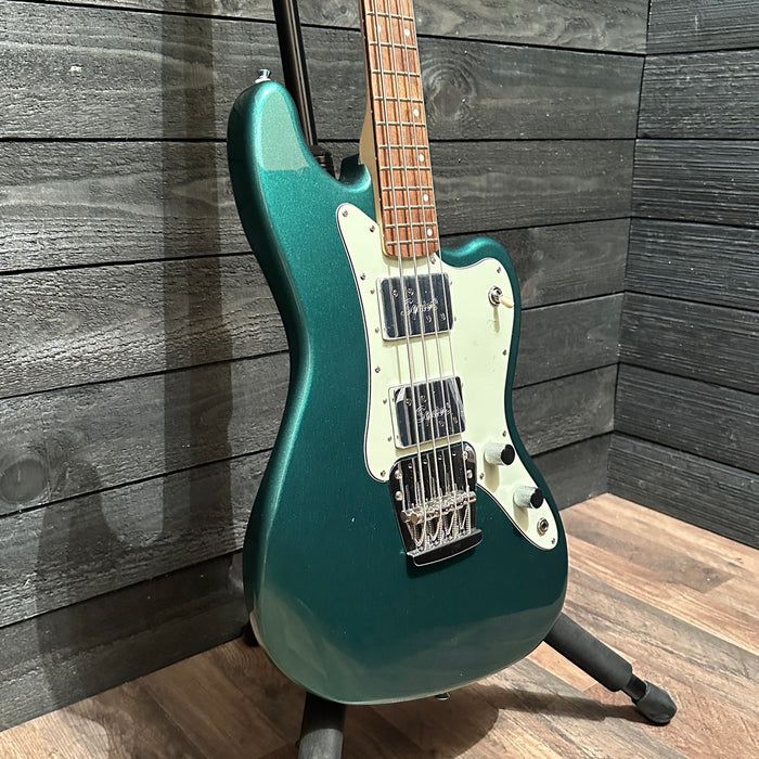 Fender Squier Paranormal Rascal Bass HH 4 String Electric Bass Guitar - Sherwood Green