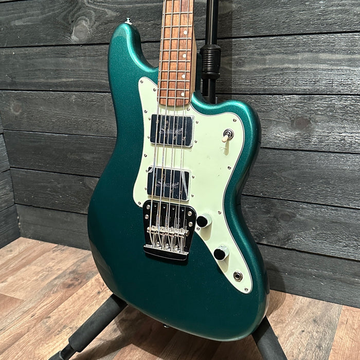 Fender Squier Paranormal Rascal Bass HH 4 String Electric Bass Guitar - Sherwood Green