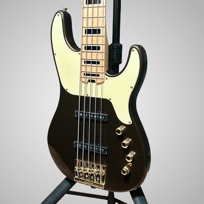 Jackson Adam Blackstone "Gladys" Pro Signature 5 String Electric Bass Guitar - Black Stone