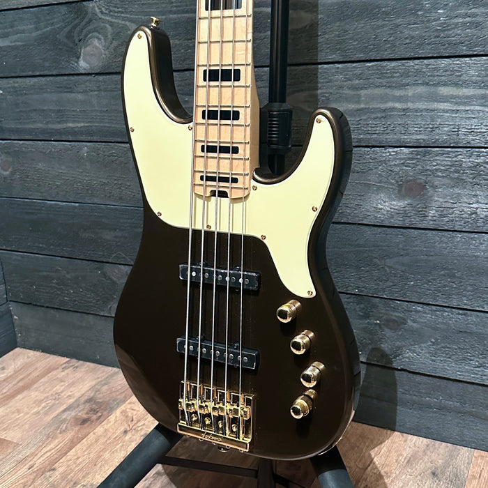 Jackson Adam Blackstone "Gladys" Pro Signature 5 String Electric Bass Guitar - Black Stone