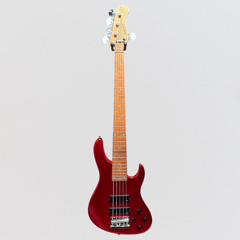 Sadowsky MetroExpress 24-Fret Modern Maple Board 5-String Electric Bass Guitar - Candy Apple Red Metallic
