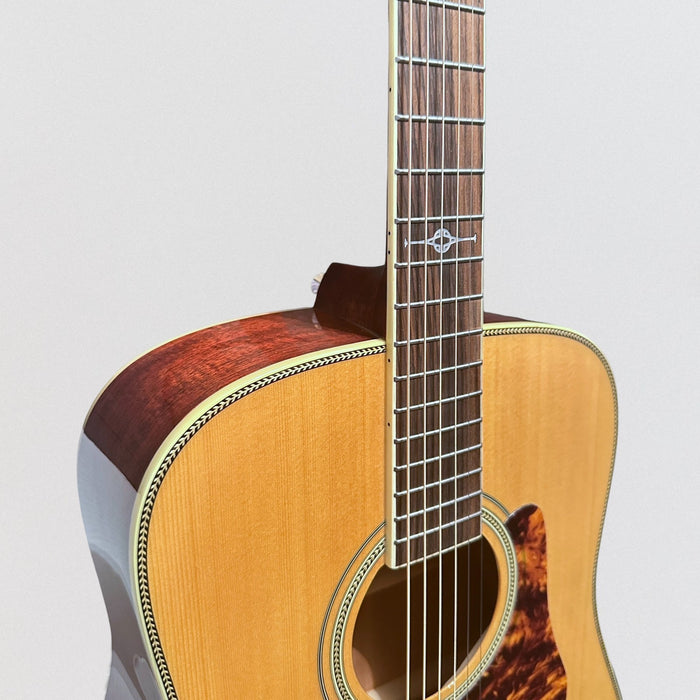 Alvarez MD60 Herringbone Dreadnought Acoustic Guitar - Natural