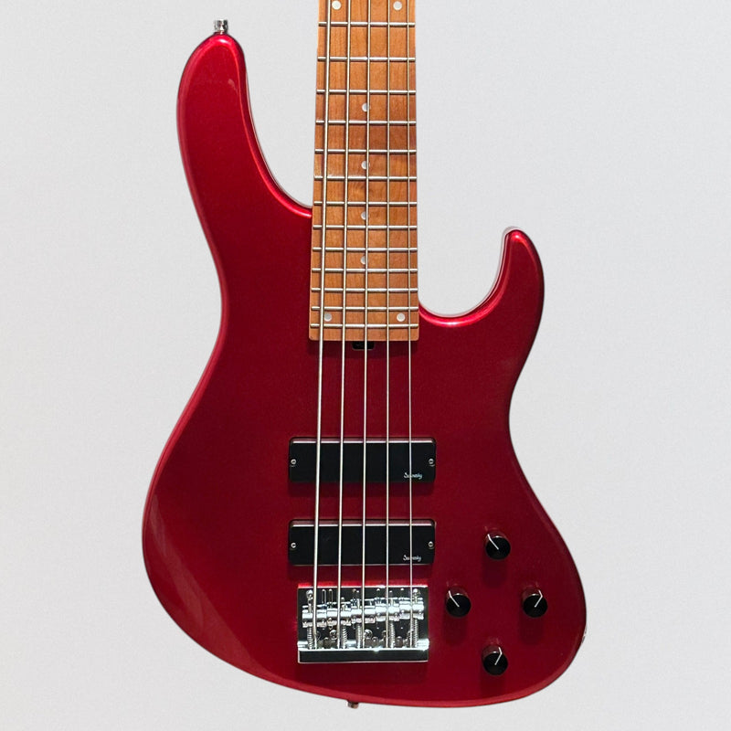 Sadowsky MetroExpress 24-Fret Modern Maple Board 5-String Electric Bass Guitar - Candy Apple Red Metallic