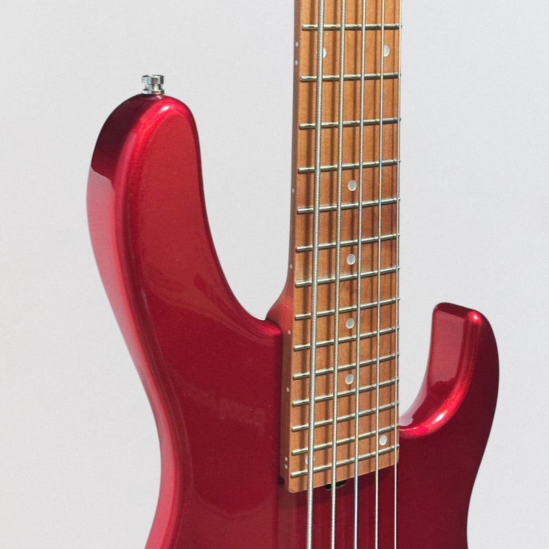 Sadowsky MetroExpress 24-Fret Modern Maple Board 5-String Electric Bass Guitar - Candy Apple Red Metallic