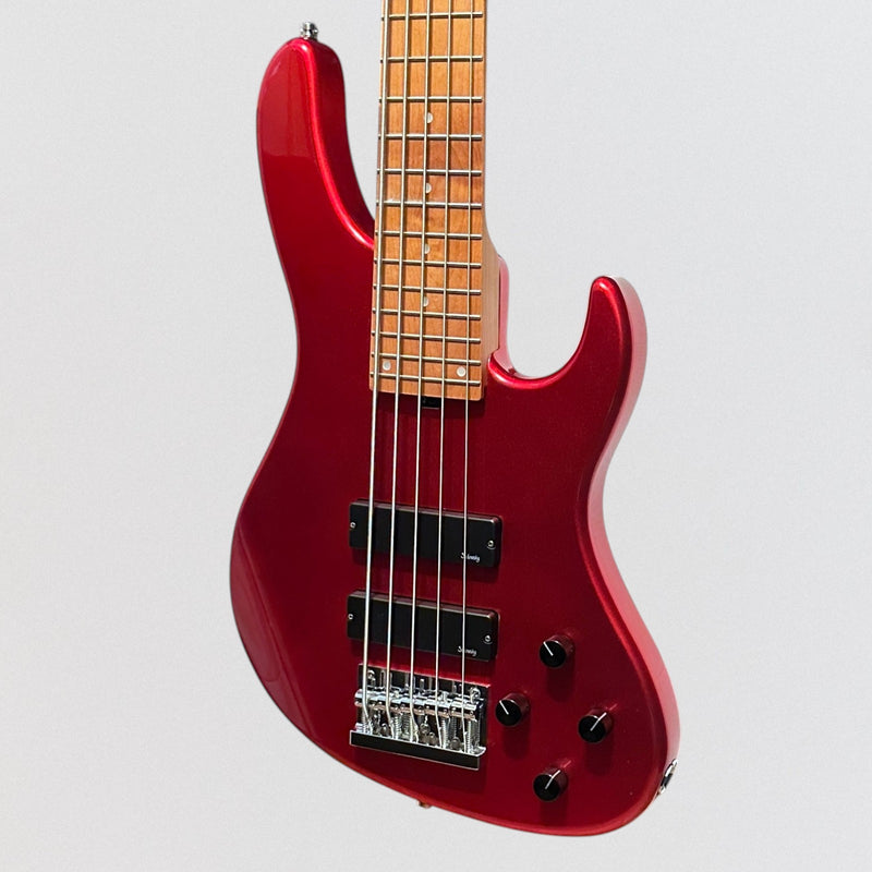 Sadowsky MetroExpress 24-Fret Modern Maple Board 5-String Electric Bass Guitar - Candy Apple Red Metallic