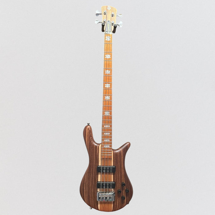 Spector Euro 4-String RST Zebrawood Electric Bass Guitar - Natural Matte