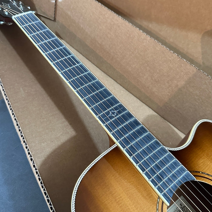 Alvarez AFH600CESHB OM Folk Cutaway Acoustic-Electric Guitar - Shadow Burst