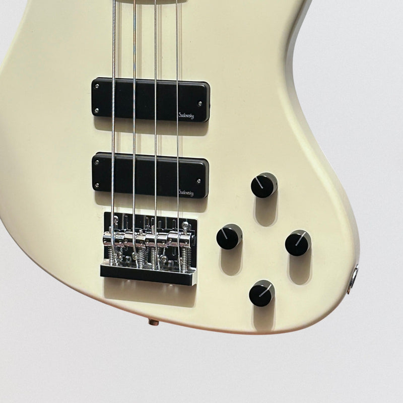 Sadowsky MetroExpress 24-Fret Modern Maple Board 4-String Electric Bass Guitar - Olympic White
