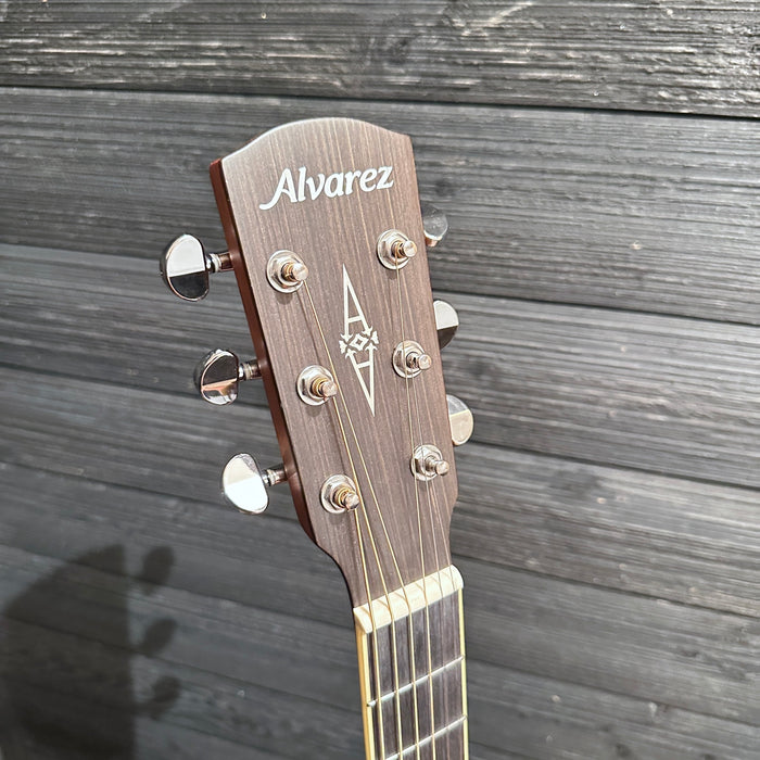 Alvarez AFH600CESHB OM Folk Cutaway Acoustic-Electric Guitar - Shadow Burst