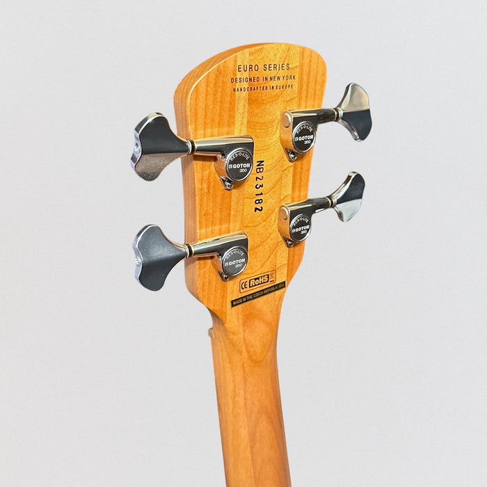 Spector Euro 4-String RST Zebrawood Electric Bass Guitar - Natural Matte