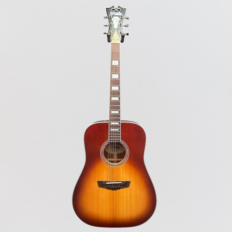 D'Angelico Premier Series Lexington Dreadnought Acoustic-Electric Guitar - Ice Tea Burst