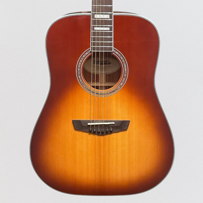 D'Angelico Premier Series Lexington Dreadnought Acoustic-Electric Guitar - Ice Tea Burst