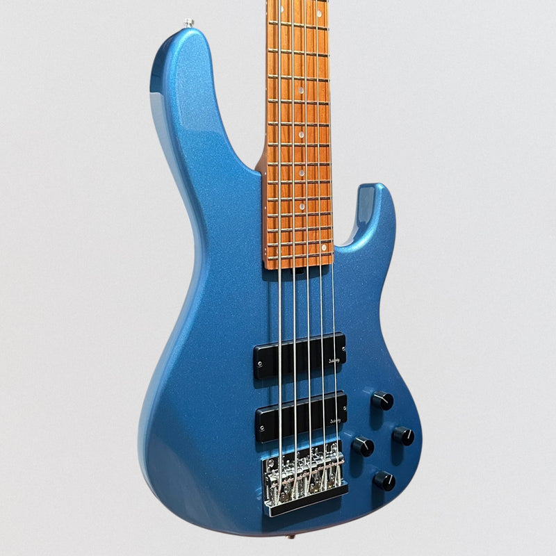 Sadowsky MetroExpress 24-Fret Modern Maple Board 5-String Electric Bass Guitar - Ocean Blue Metallic