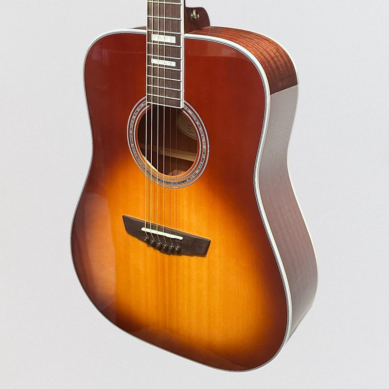 D'Angelico Premier Series Lexington Dreadnought Acoustic-Electric Guitar - Ice Tea Burst