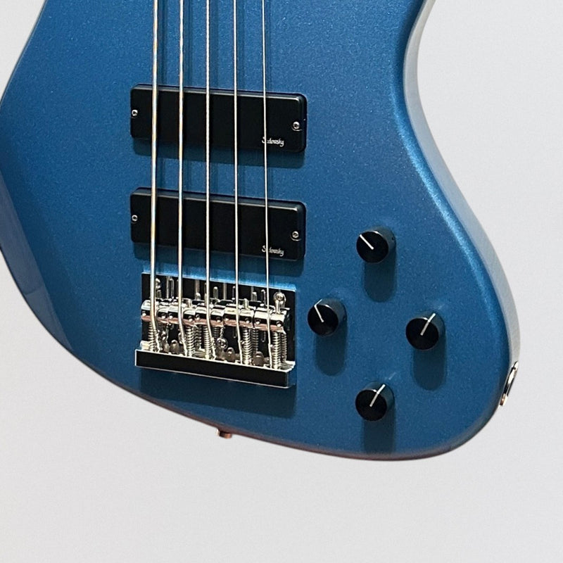 Sadowsky MetroExpress 24-Fret Modern Maple Board 5-String Electric Bass Guitar - Ocean Blue Metallic