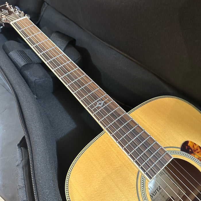 Alvarez MD60 Herringbone Dreadnought Acoustic Guitar - Natural