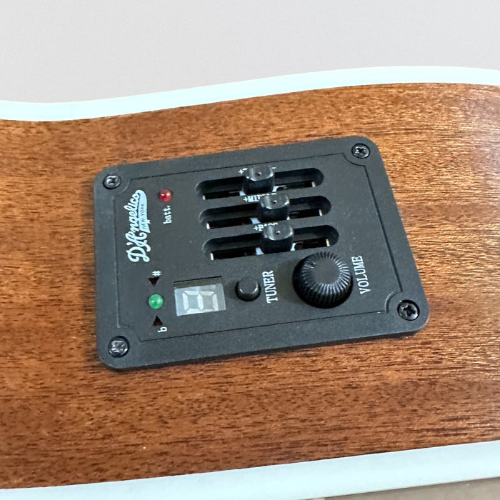 D'Angelico Premier Tammany Orchestra Acoustic-Electric Guitar - Natural