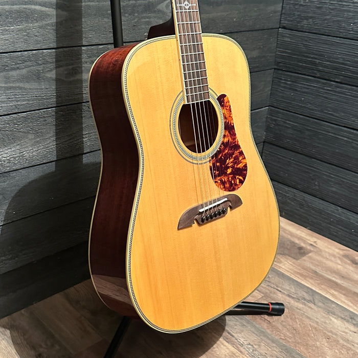 Alvarez MD60 Herringbone Dreadnought Acoustic Guitar - Natural