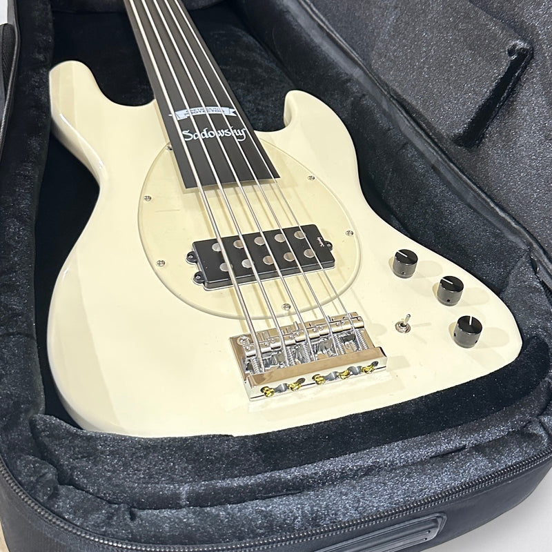 Sadowsky MetroExpress 21-Fret Vintage M Morado Board 5-String Electric Bass Guitar - Olympic White