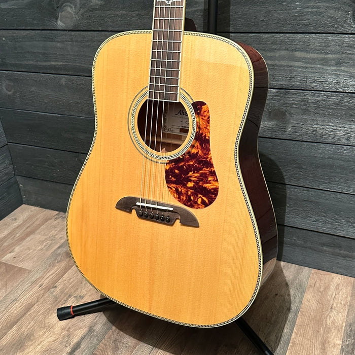 Alvarez MD60 Herringbone Dreadnought Acoustic Guitar - Natural