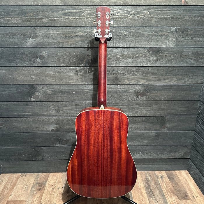 Alvarez MD60 Herringbone Dreadnought Acoustic Guitar - Natural