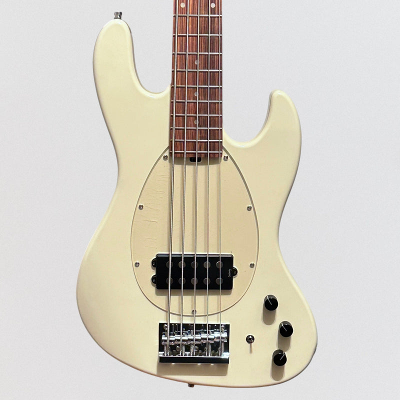 Sadowsky MetroExpress 21-Fret Vintage M Morado Board 5-String Electric Bass Guitar - Olympic White
