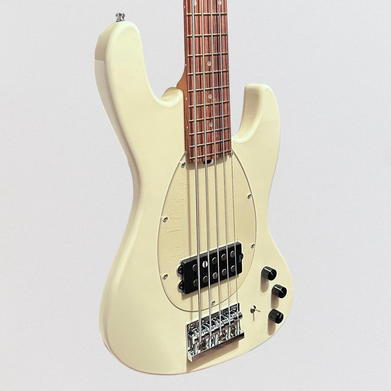 Sadowsky MetroExpress 21-Fret Vintage M Morado Board 5-String Electric Bass Guitar - Olympic White