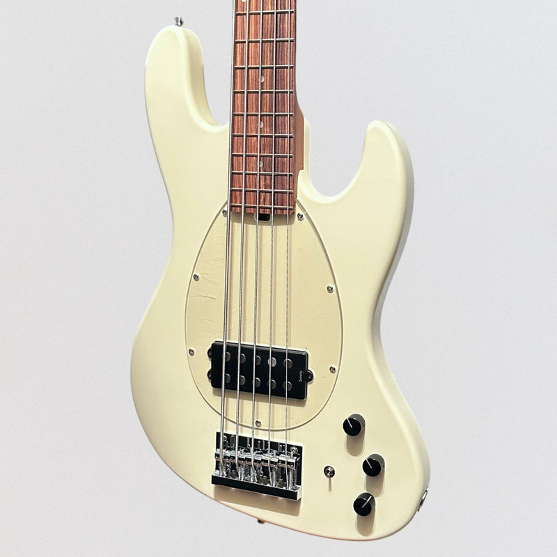 Sadowsky MetroExpress 21-Fret Vintage M Morado Board 5-String Electric Bass Guitar - Olympic White