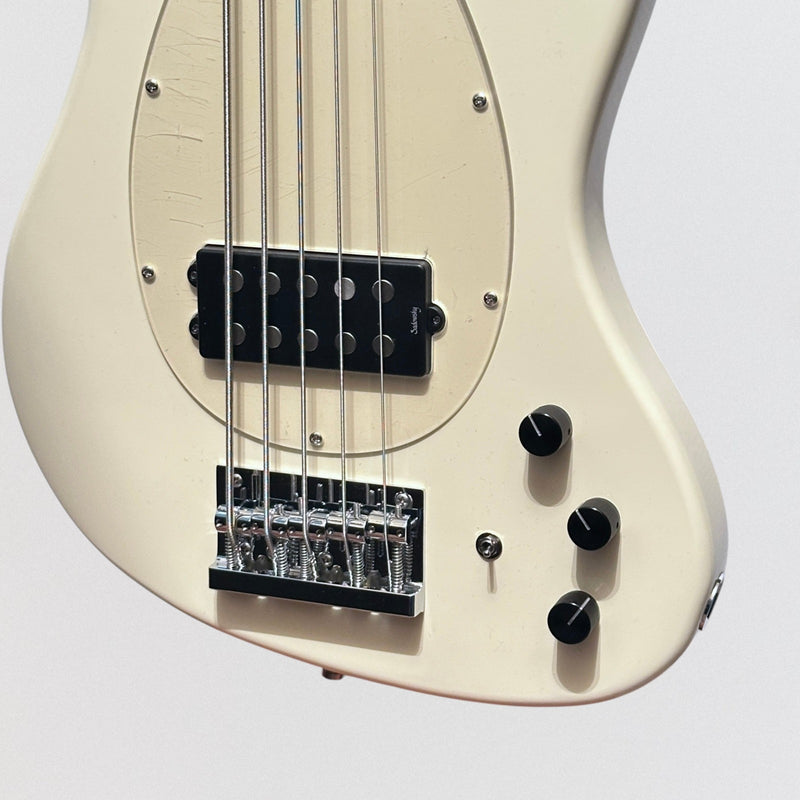 Sadowsky MetroExpress 21-Fret Vintage M Morado Board 5-String Electric Bass Guitar - Olympic White