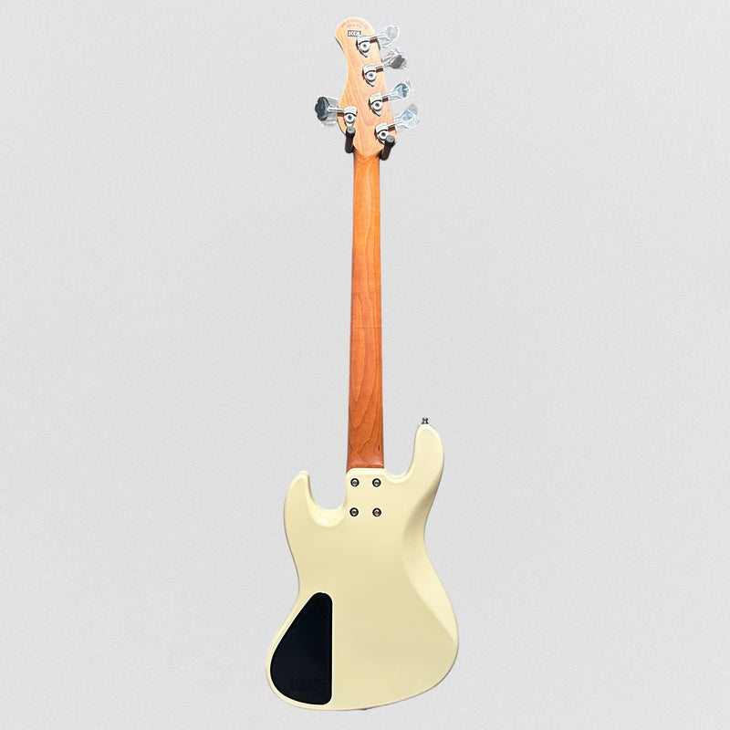 Sadowsky MetroExpress 21-Fret Vintage M Morado Board 5-String Electric Bass Guitar - Olympic White