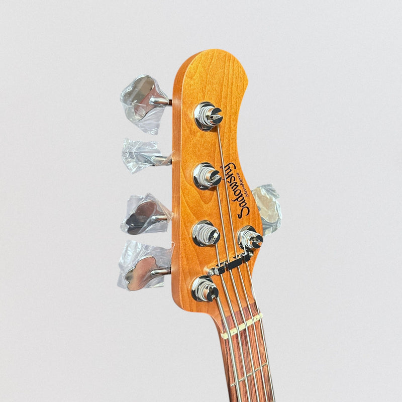 Sadowsky MetroExpress 21-Fret Vintage M Morado Board 5-String Electric Bass Guitar - Olympic White