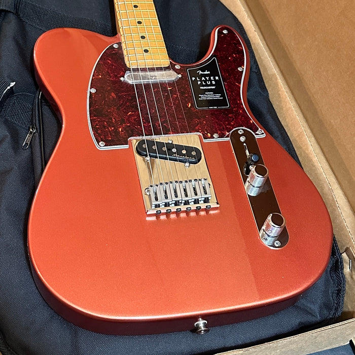 Fender Player Plus Telecaster Electric Guitar - Aged Candy Apple Red