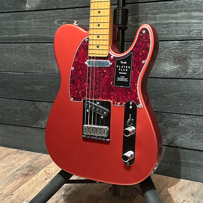 Fender Player Plus Telecaster Electric Guitar - Aged Candy Apple Red