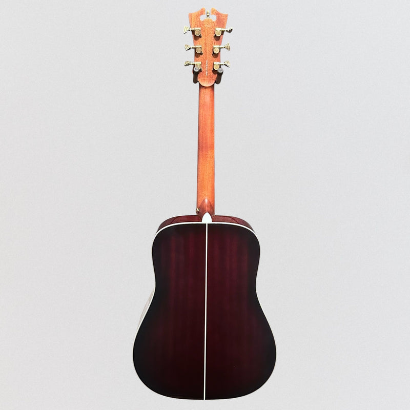 D'Angelico Premier Series Lexington Dreadnought Acoustic-Electric Guitar - Trans Black Cherry Burst