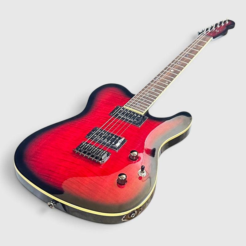 Fender Special Edition Custom Telecaster FMT HH Electric Guitar - Black Cherry Burst