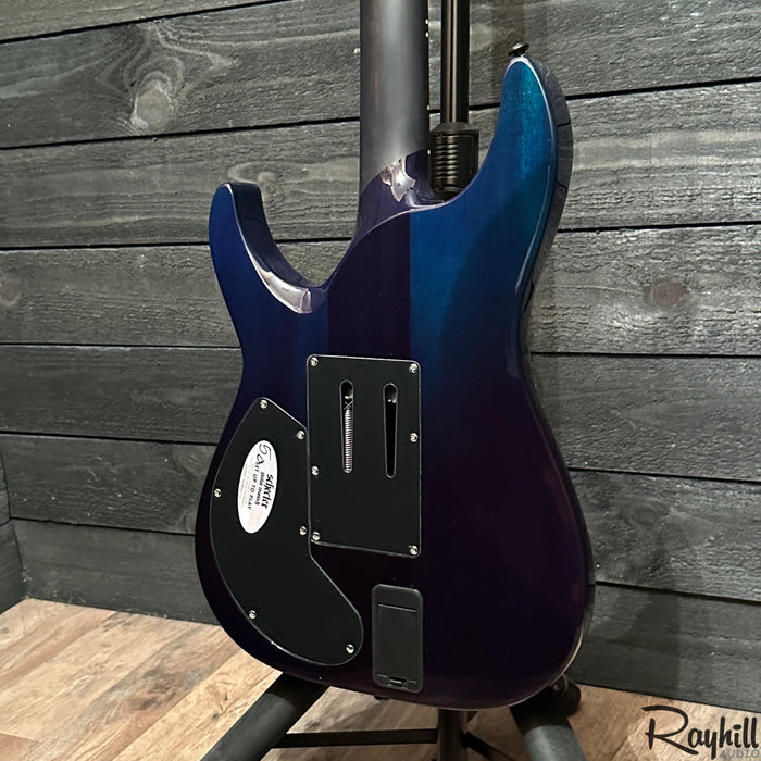 Schecter Reaper-6 FR S Elite Electric Guitar Trans Blue B-stock