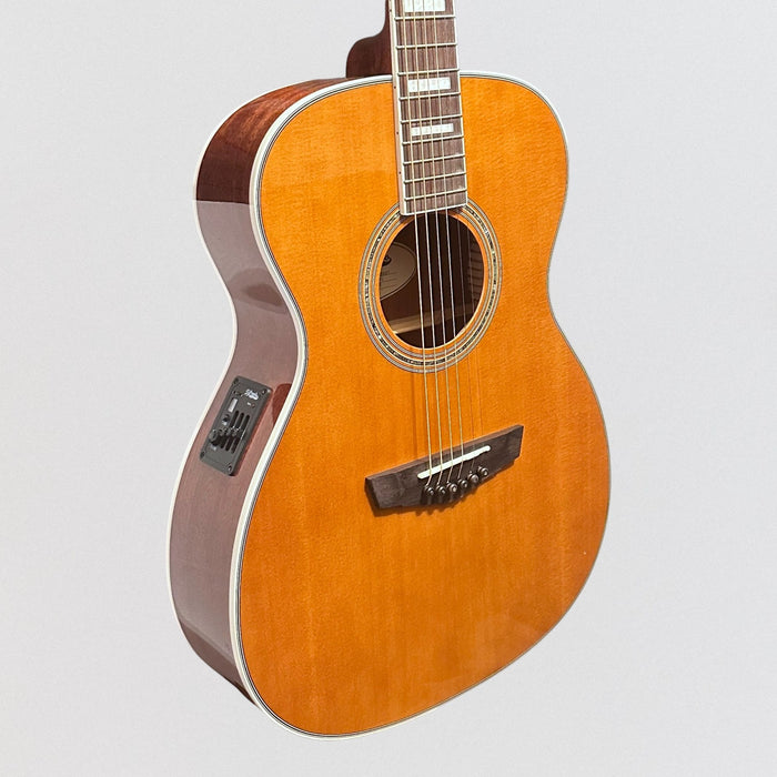 D'Angelico Premier Tammany Orchestra Acoustic-Electric Guitar - Natural