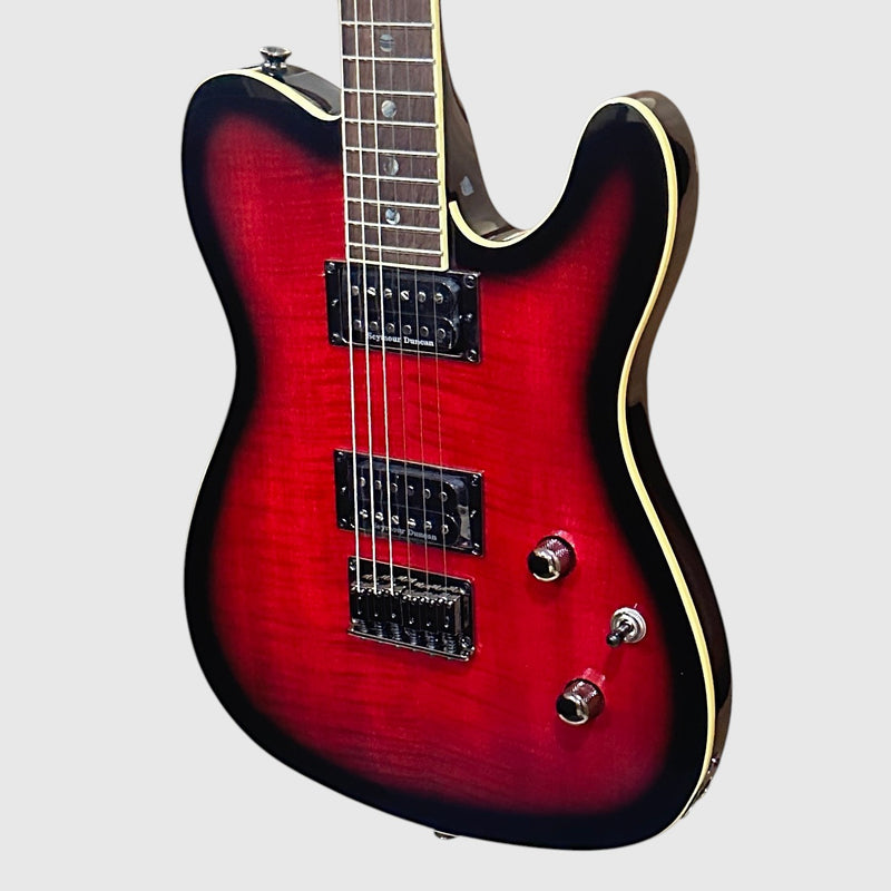 Fender Special Edition Custom Telecaster FMT HH Electric Guitar - Black Cherry Burst