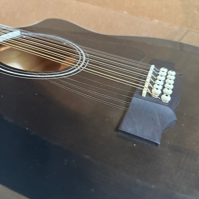 Guild F-2512CE Deluxe 12-String Jumbo Acoustic-Electric Guitar "Needs Repair"