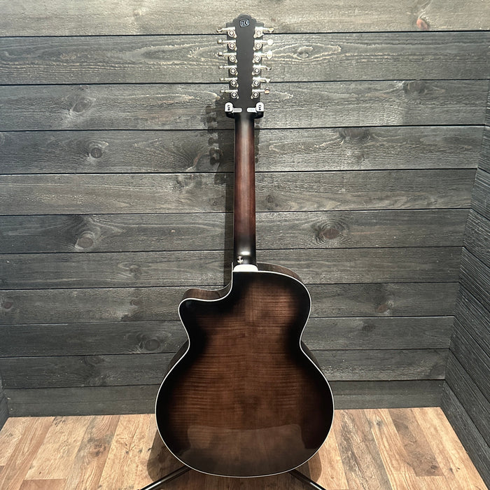 Guild F-2512CE Deluxe 12-String Jumbo Acoustic-Electric Guitar "Needs Repair"