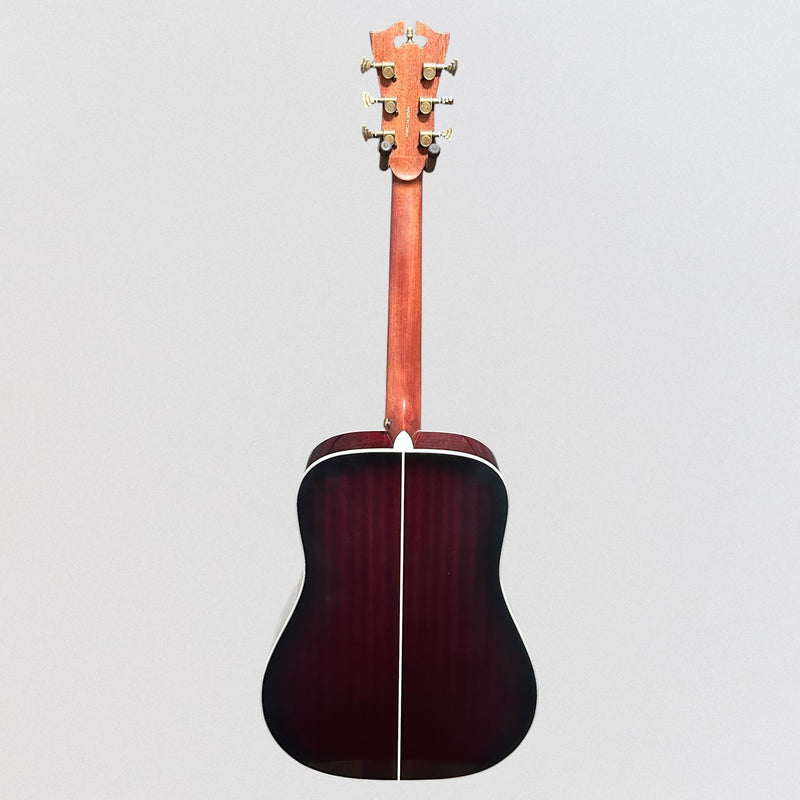D'Angelico Premier Series Lexington Dreadnought Acoustic-Electric Guitar - Trans Black Cherry Burst