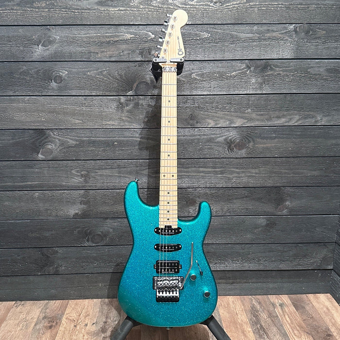 Charvel Pro-Mod San Dimas Style 1 HSS FR M  Electric Guitar - Aqua Flake