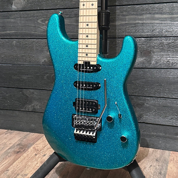 Charvel Pro-Mod San Dimas Style 1 HSS FR M  Electric Guitar - Aqua Flake